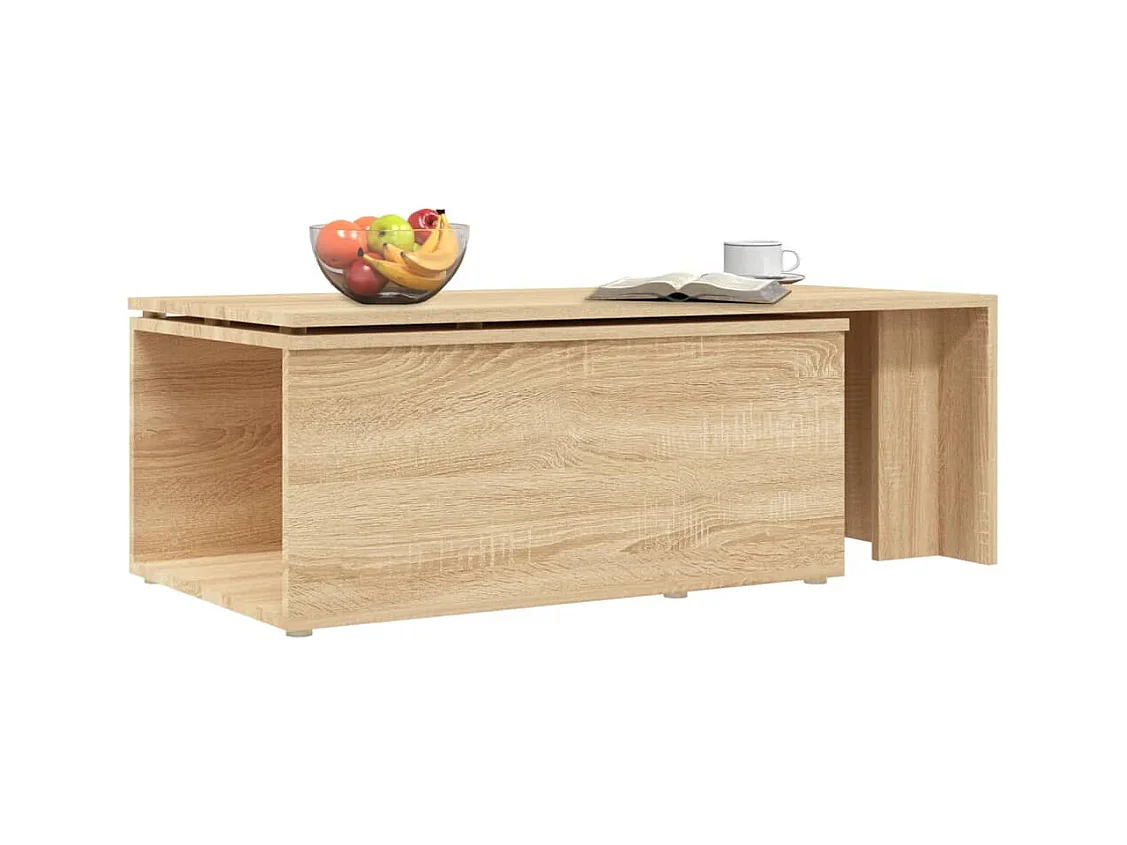 Table basse Chêne sonoma 150x50x35 cm Bois d’ingénierie