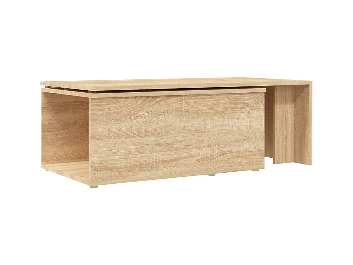 Table basse Chêne sonoma 150x50x35 cm Bois d’ingénierie