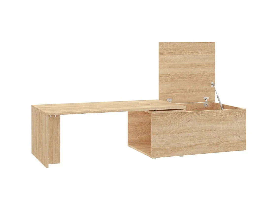 Table basse Chêne sonoma 150x50x35 cm Bois d’ingénierie