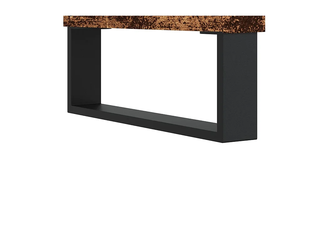 Tavolino da caffè in legno vecchio 90x50x36,5 cm in legno ingegnerizzato