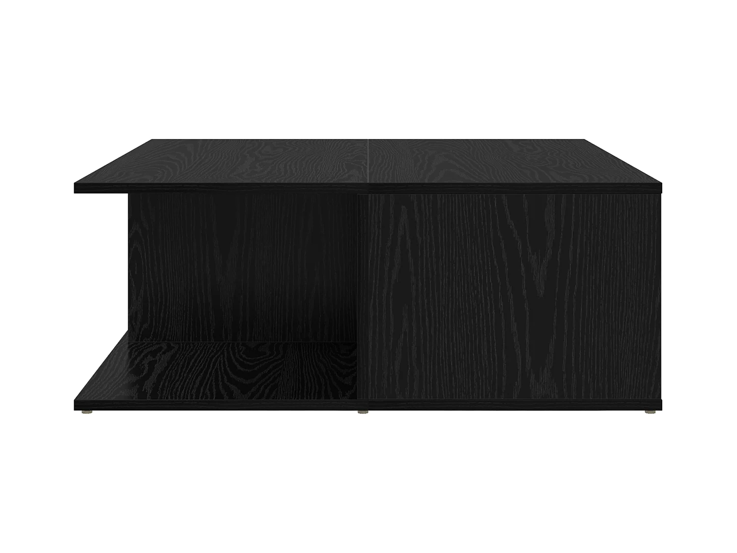 Table basse Chêne noir 80 x 80 x 31 cm Bois d'ingénierie