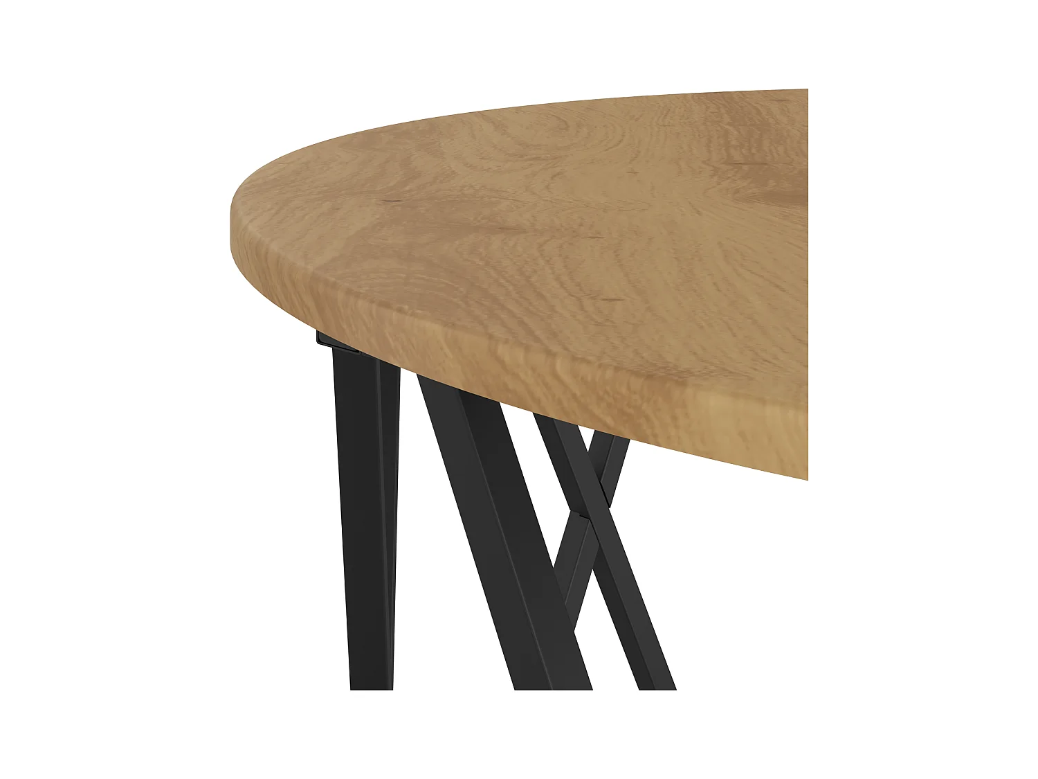 Table basse Artisan Chêne 31.5x31.5x16.5 pouces Fabriquée en Bois reconstitué