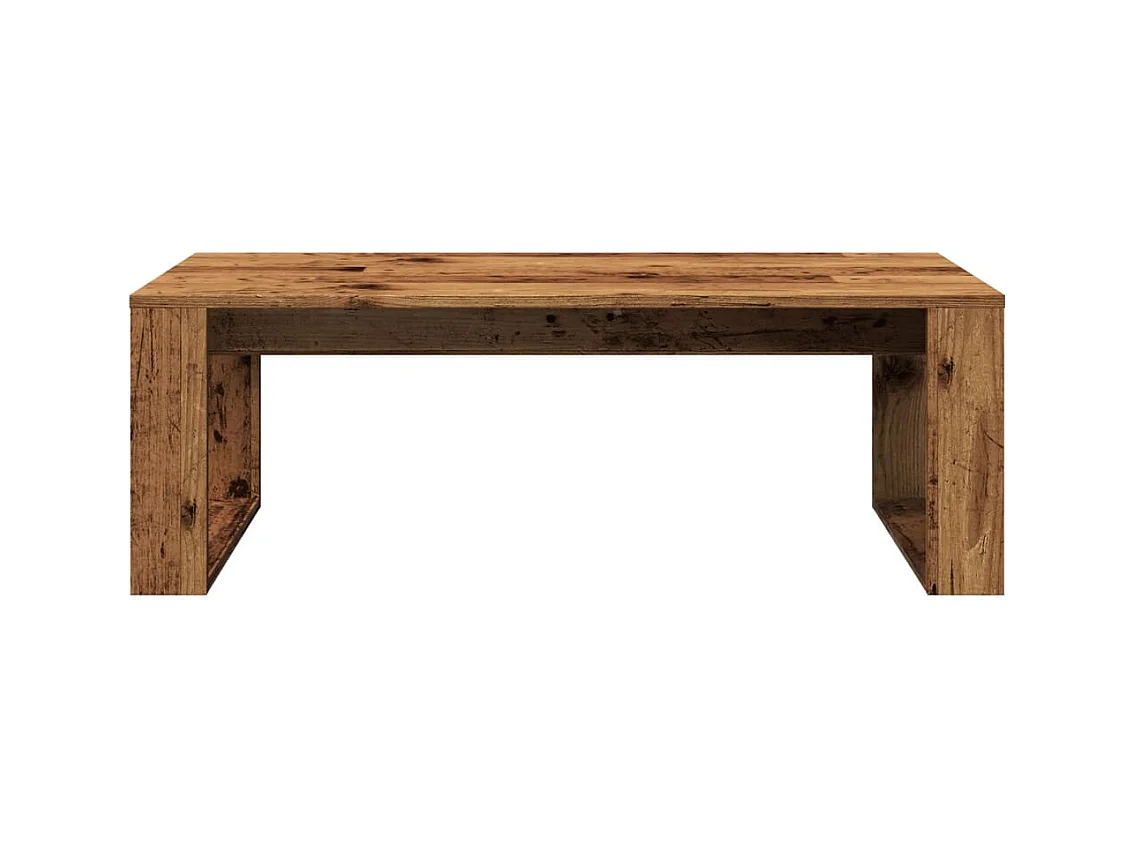 Tavolino da caffè in legno vecchio 102x50x35 cm in legno ingegnerizzato