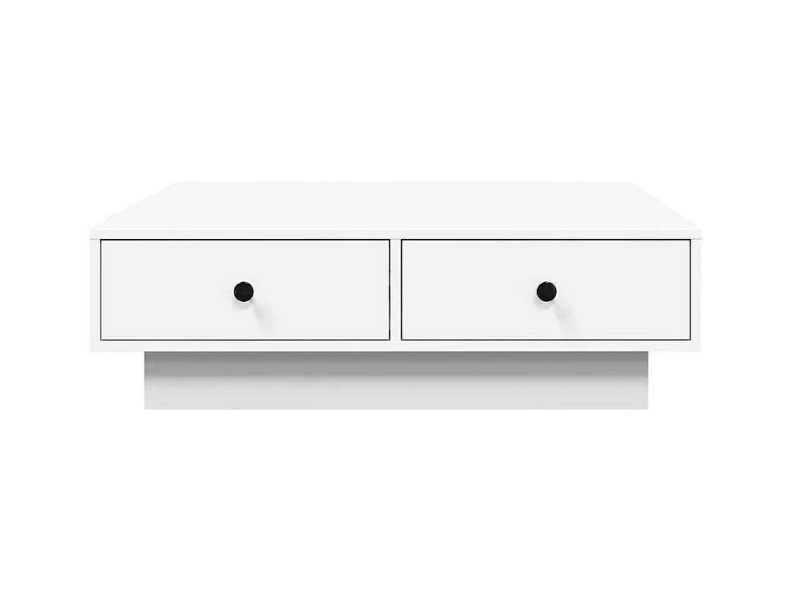 Mesa de centro Blanca 90x90x28 cm Aglomerado