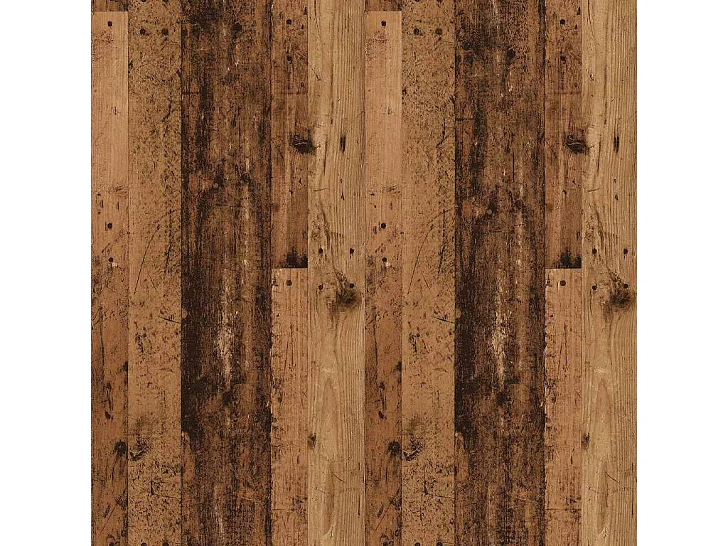 Table basse vieux bois 55,5x55,5x40 cm bois d'ingénierie