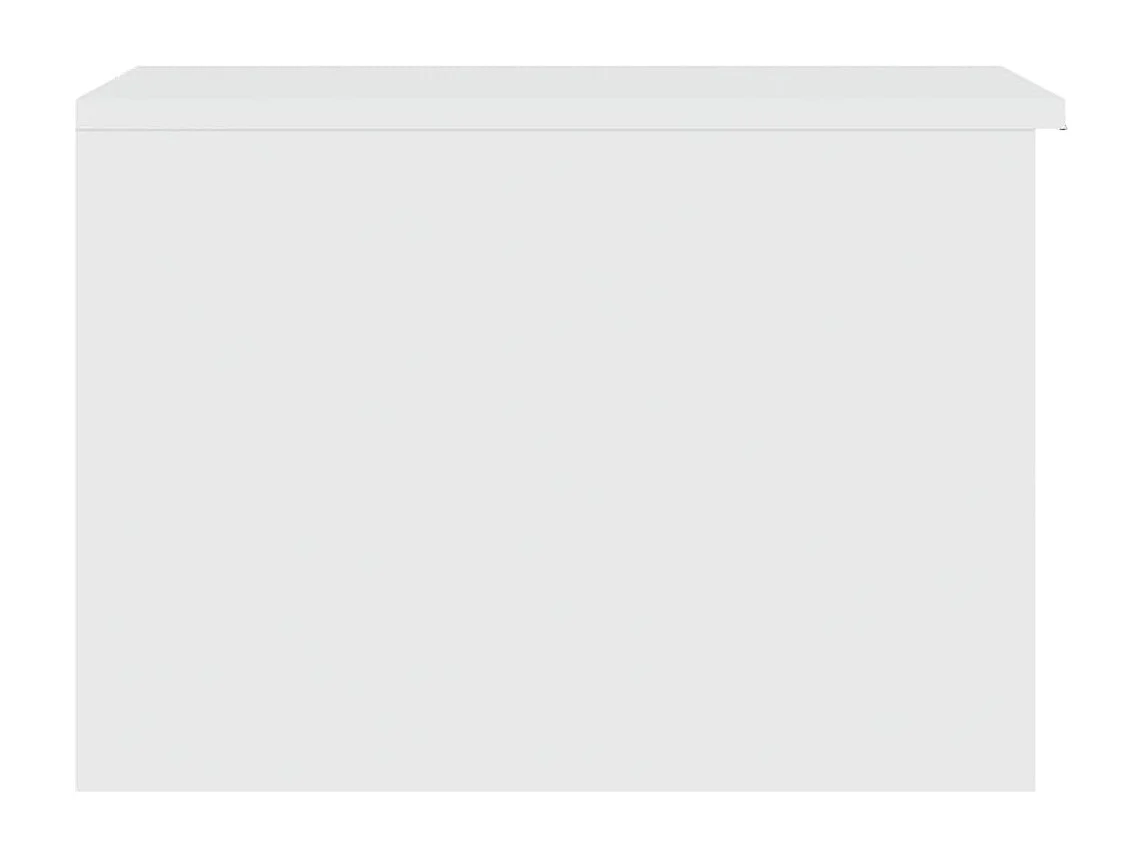 Table basse Blanc 50x50x36 cm Bois d'ingénierie