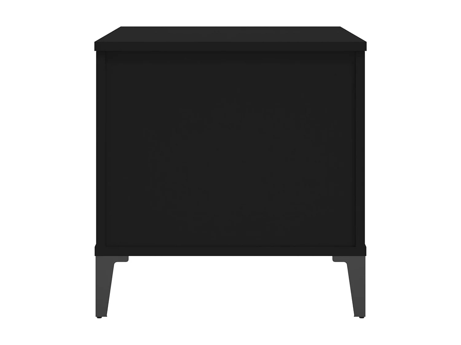 Table basse Noir 60x44,5x45 cm Bois d'ingénierie