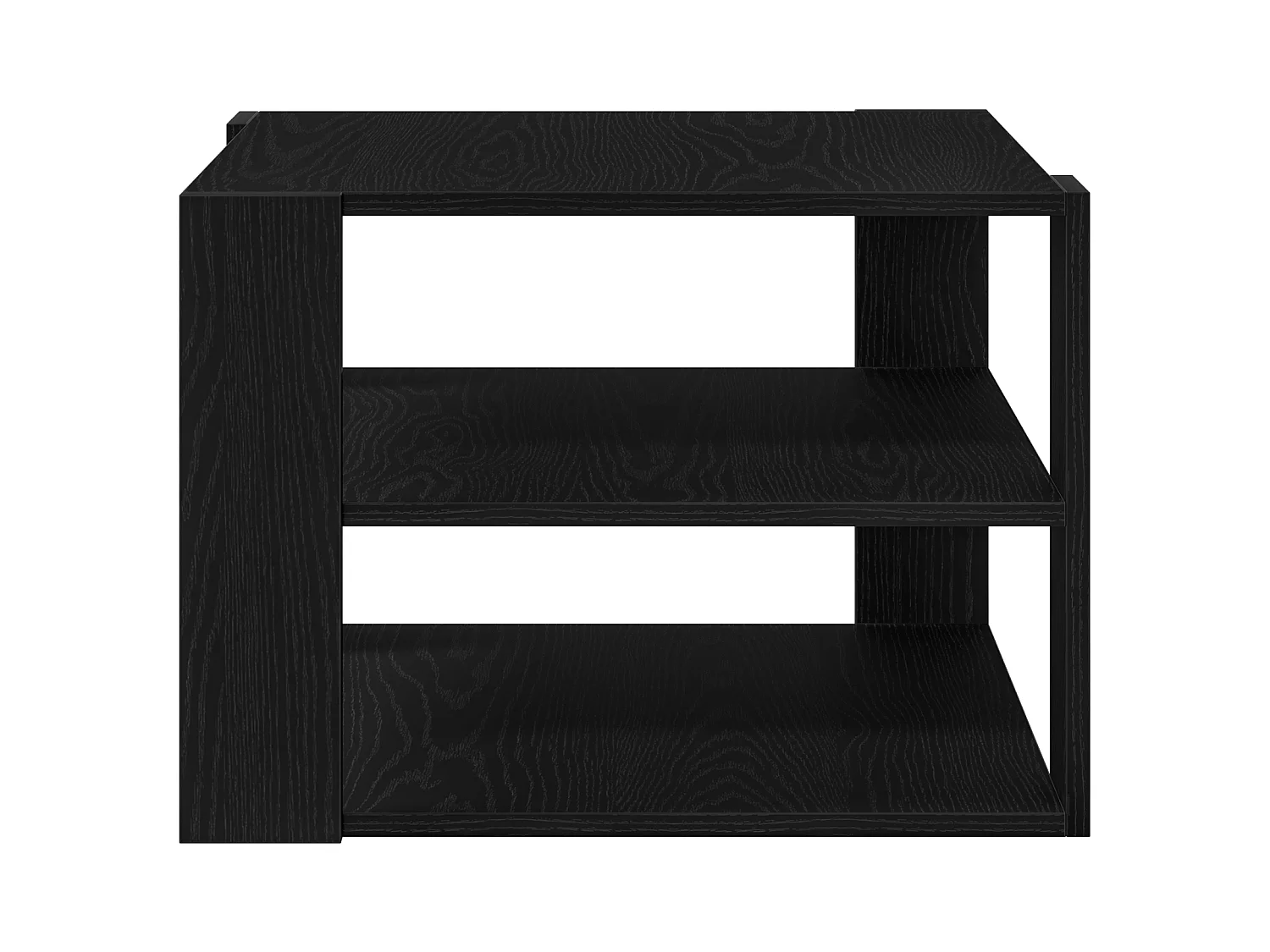 Table basse Bois noir 59,5x59,5x40 cm Bois reconstitué