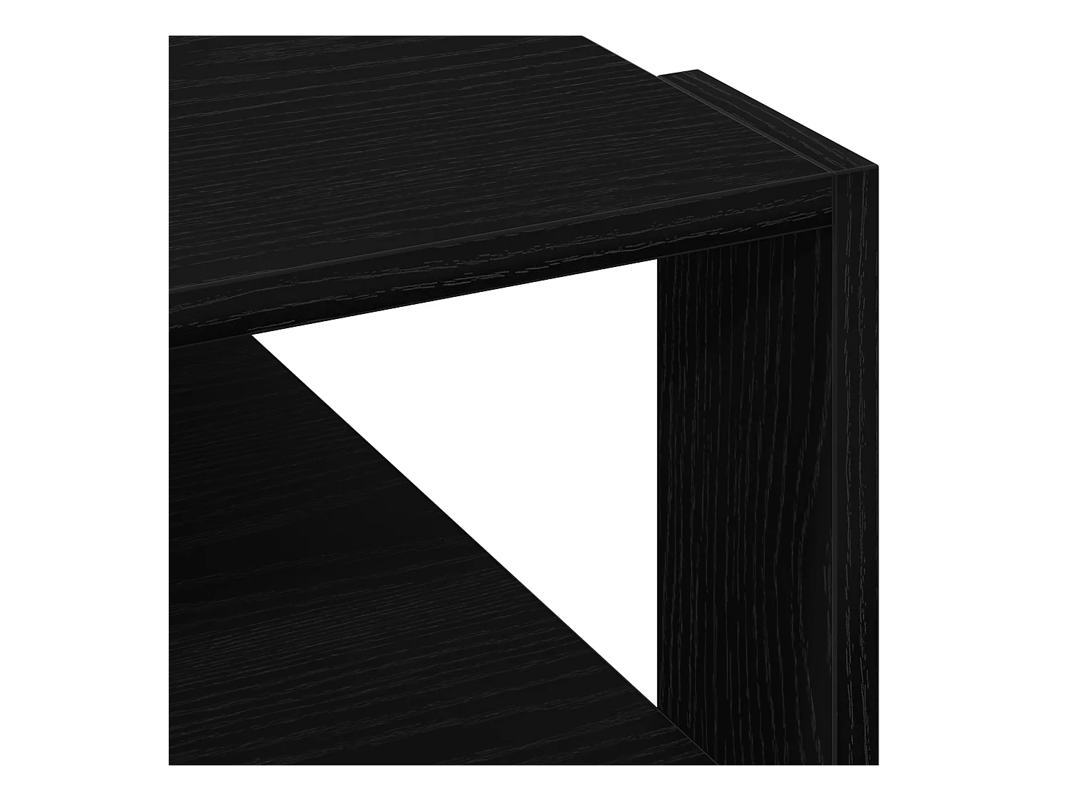 Table basse Bois noir 59,5x59,5x40 cm Bois reconstitué