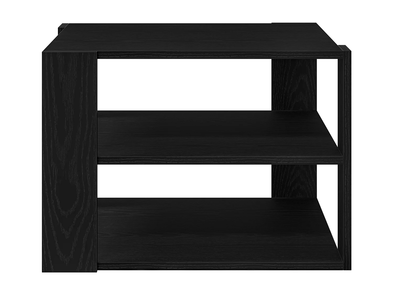 Table basse Bois noir 59,5x59,5x40 cm Bois reconstitué