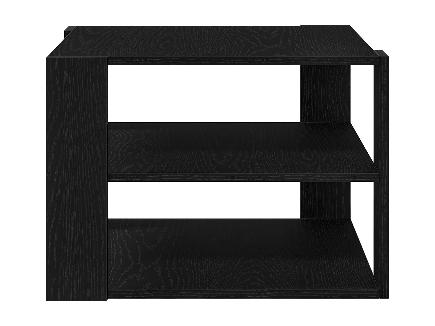 Table basse Bois noir 59,5x59,5x40 cm Bois reconstitué