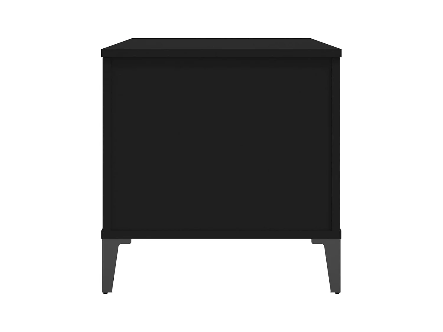 Table basse Noir 90x44,5x45 cm Bois d'ingénierie