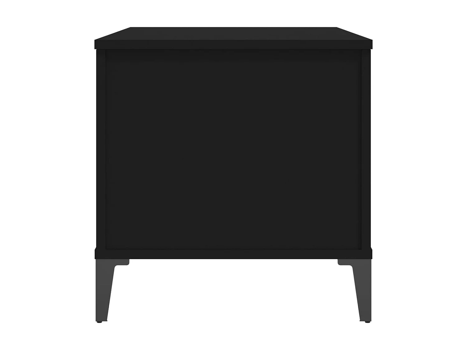 Table basse Noir 90x44,5x45 cm Bois d'ingénierie