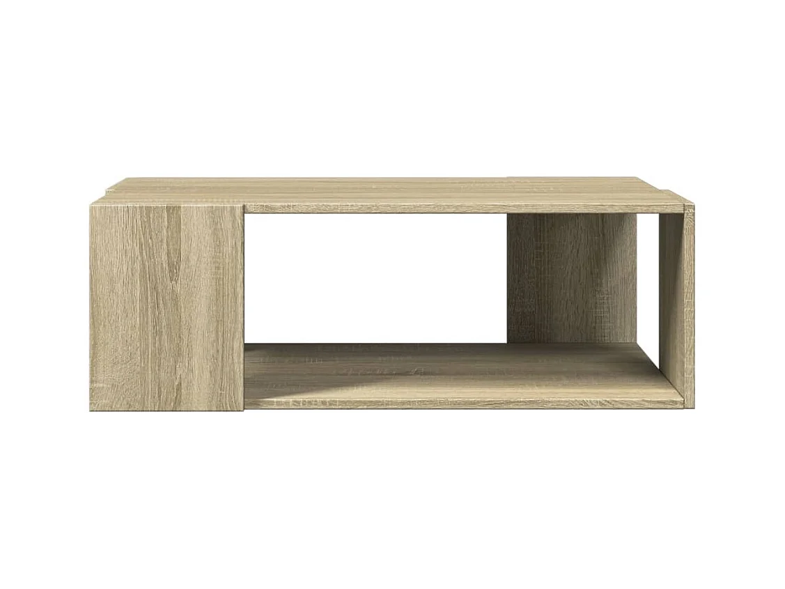Table basse chêne sonoma 89,5x48x30 cm bois d'ingénierie