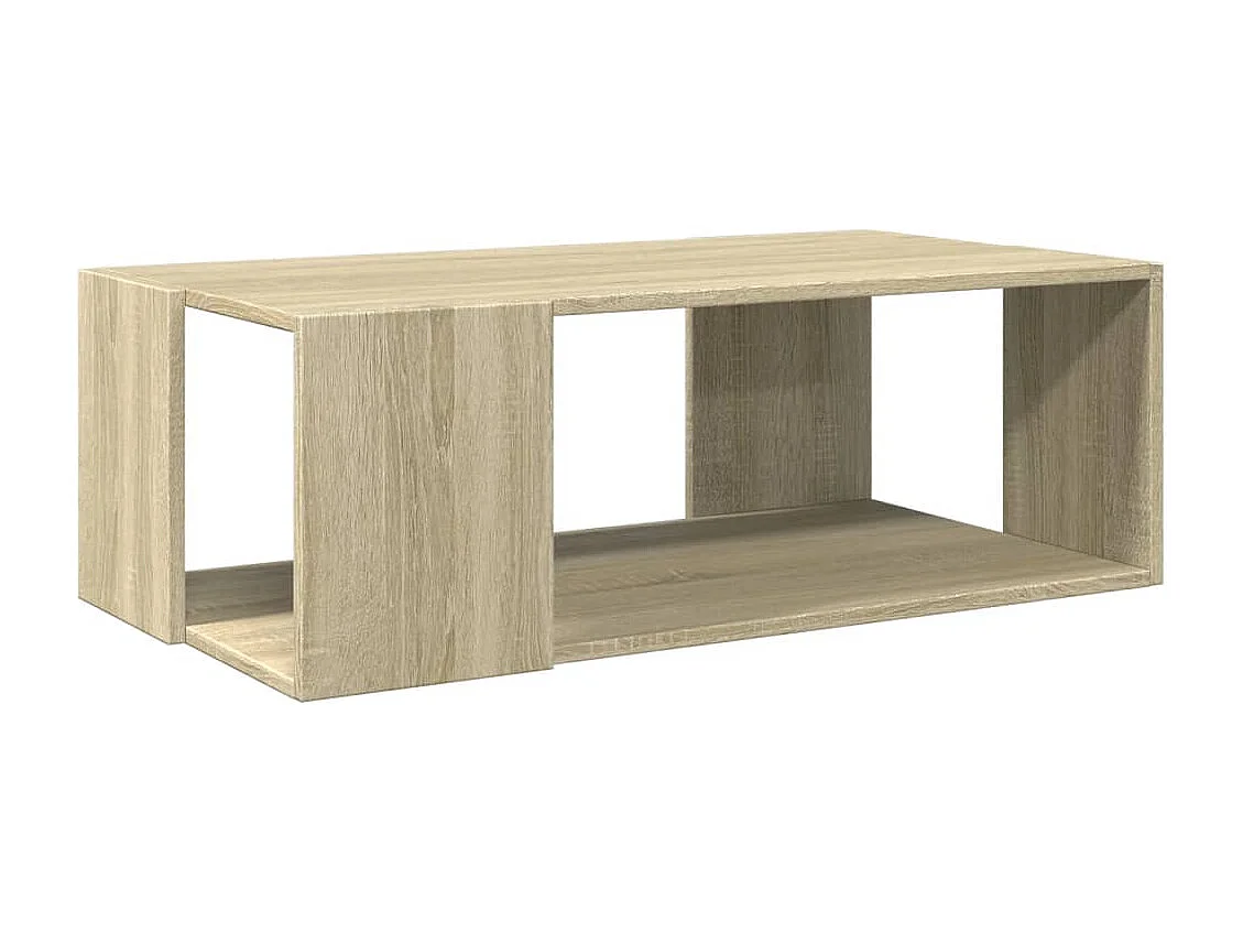Mesa de centro de roble Sonoma 89,5x48x30 cm madera de ingeniería