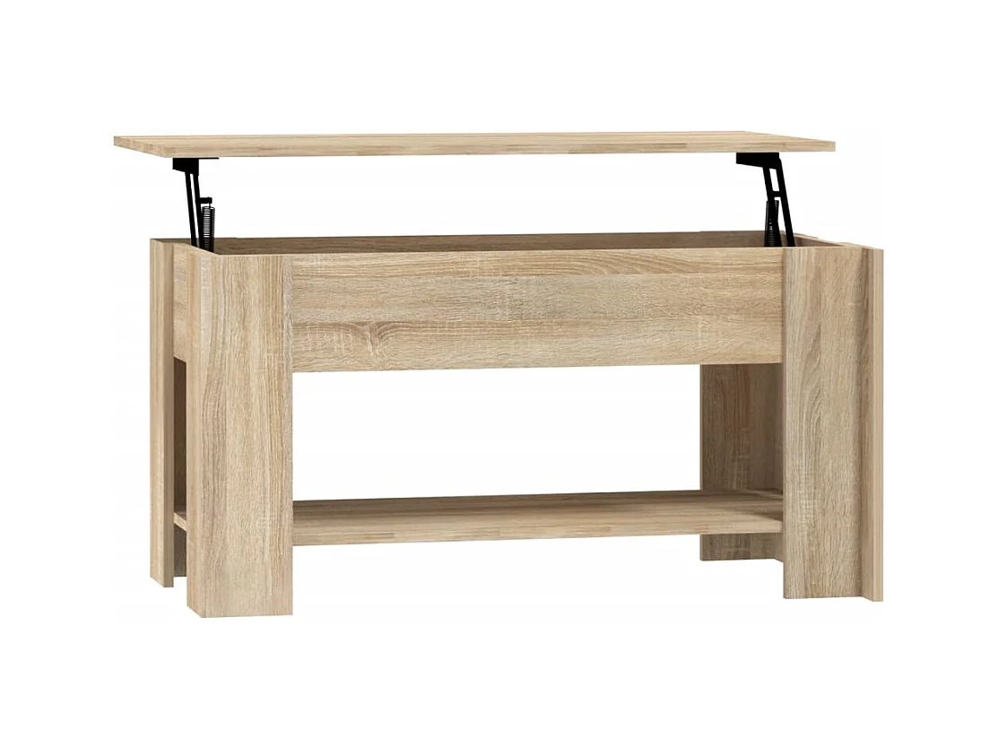 Sonoma eiken salontafel 101x49x52 cm bewerkt hout