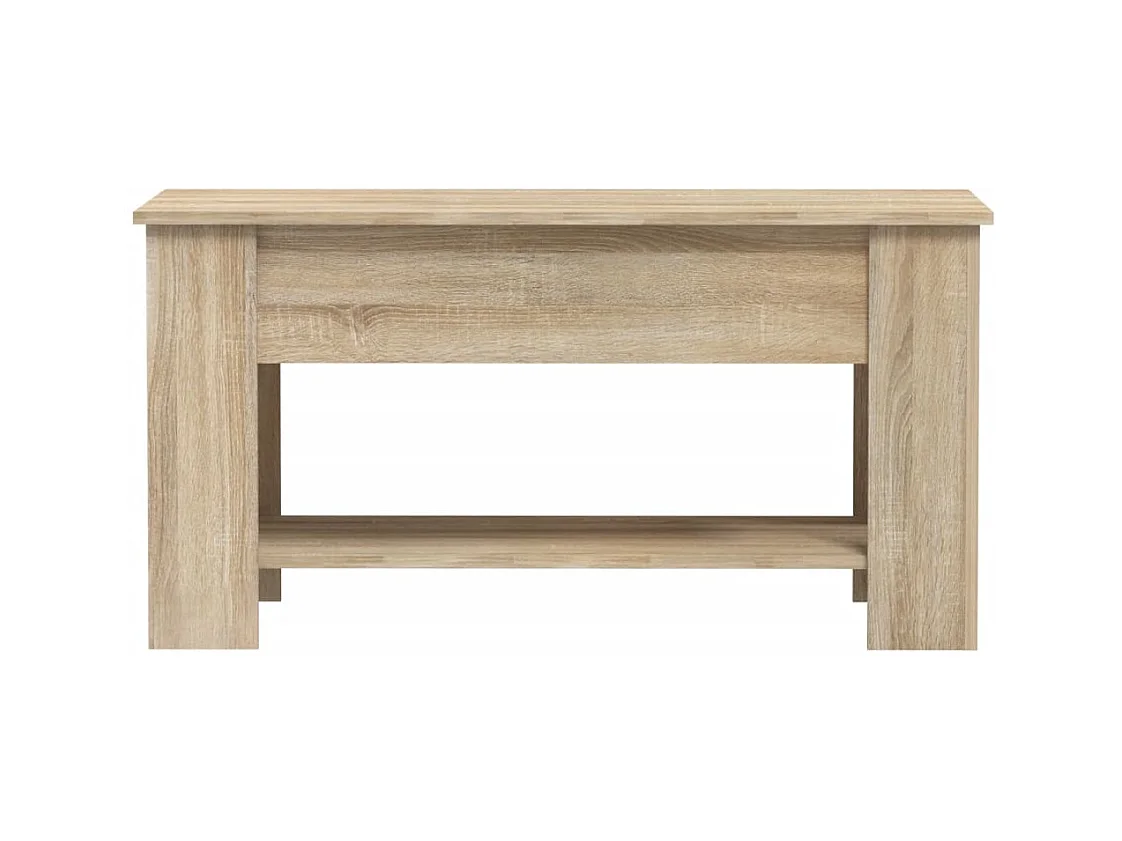 Sonoma eiken salontafel 101x49x52 cm bewerkt hout