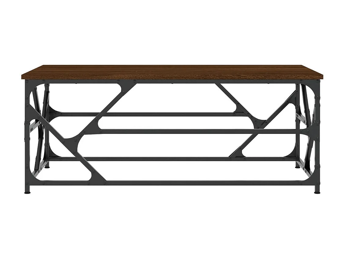 Table basse Chêne marron 100x50x40 cm Bois d'ingénierie