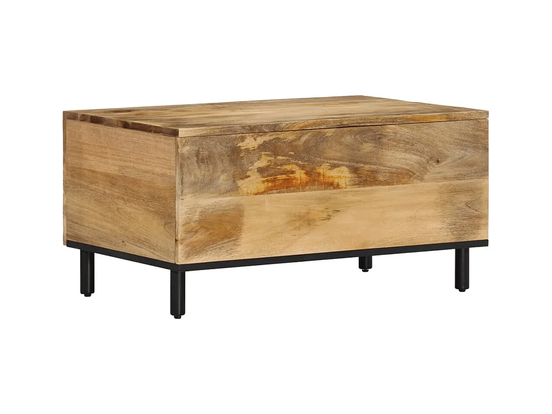 Table basse 80x50x40 cm bois de manguier massif