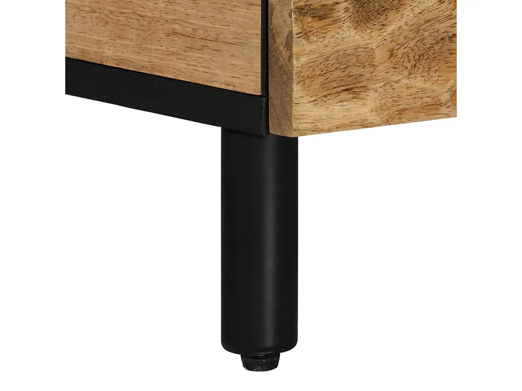 Mesa de centro 80x50x40 cm madera maciza de mango