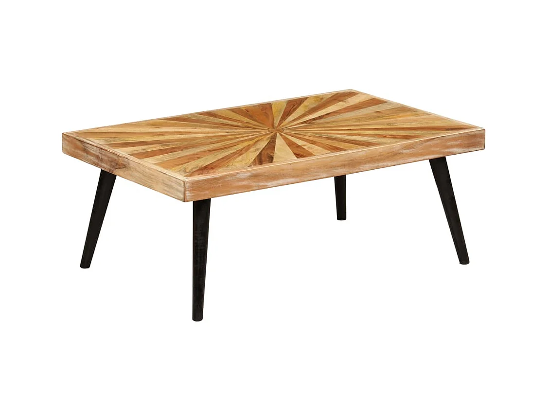 Table basse Bois de manguier massif 90x55x36 cm