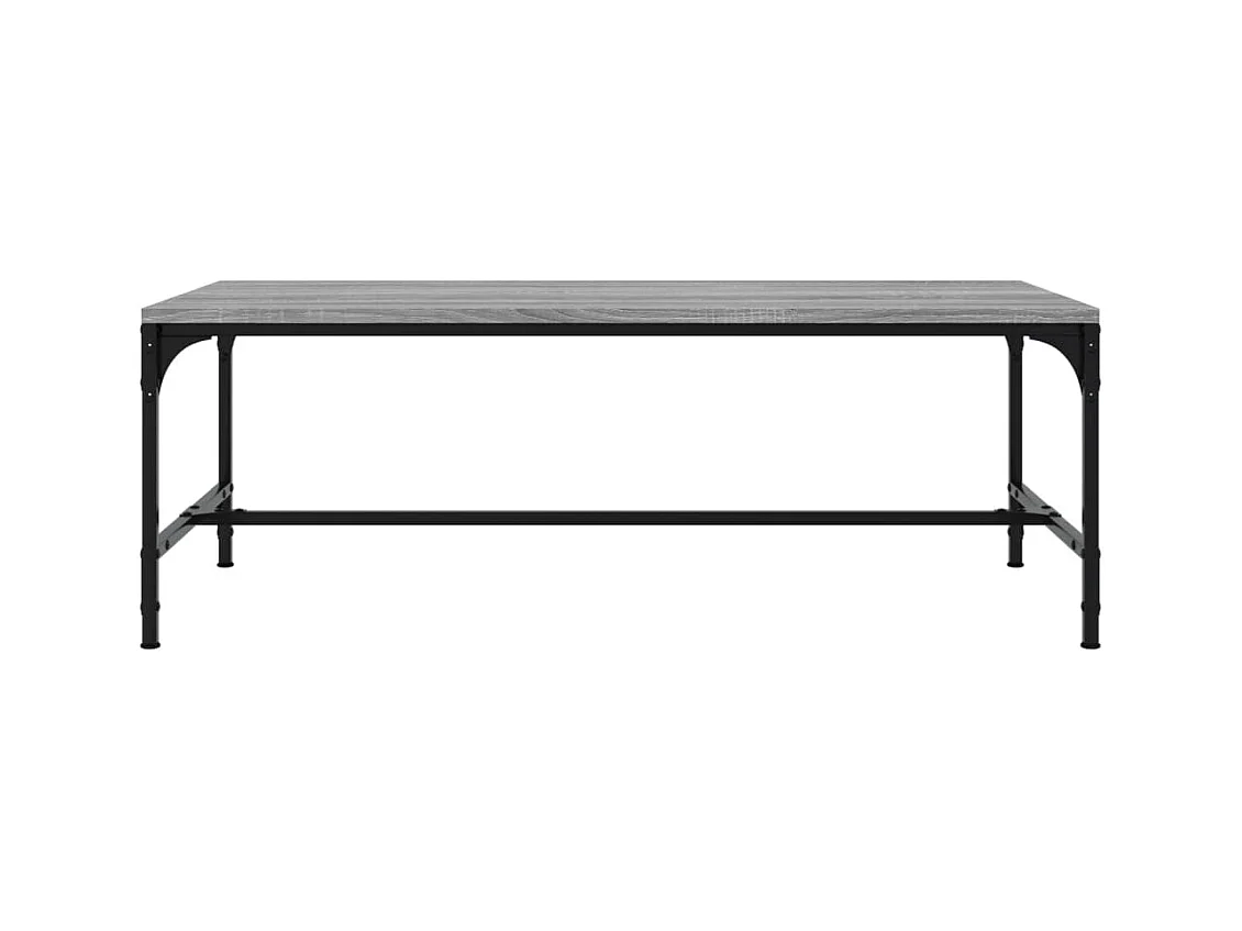 Tavolino Sonoma grigio 100x50x35 cm Legno ingegnerizzato