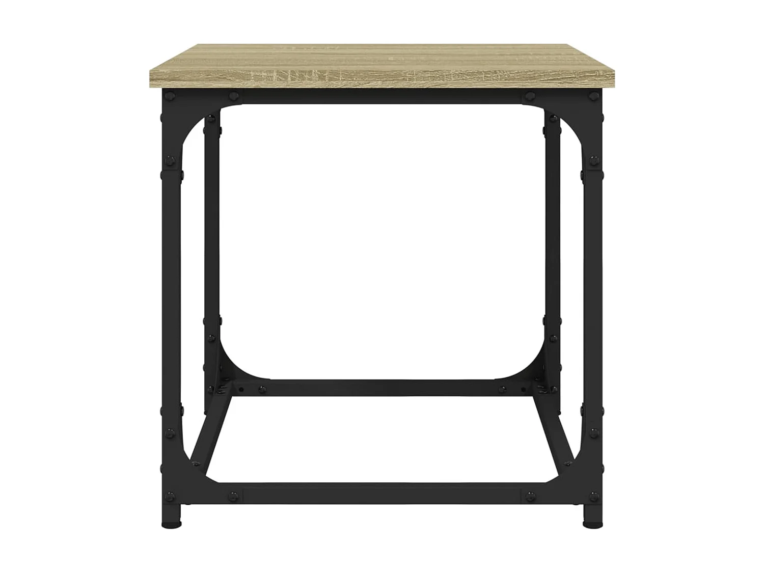 Tavolino laterale in rovere Sonoma 40x40x40 cm in legno ingegnerizzato