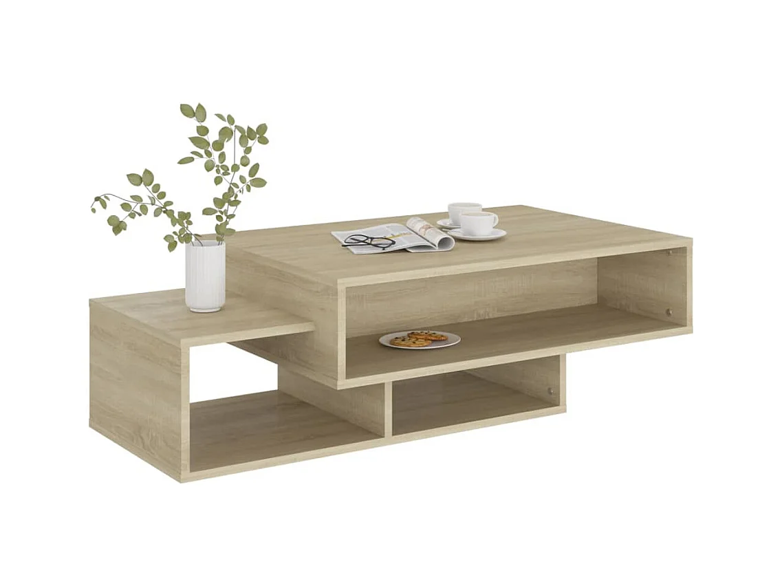 Table basse Chêne sonoma 105x55x32 cm Bois d’ingénierie