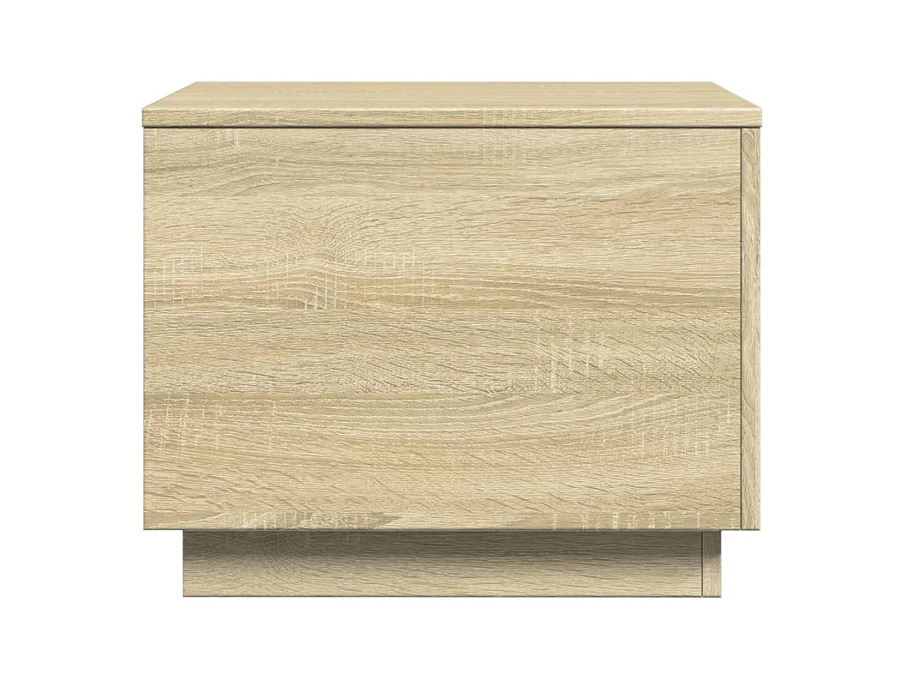 Couchtisch mit LED-Leuchten Sonoma Eiche 50x50x40 cm