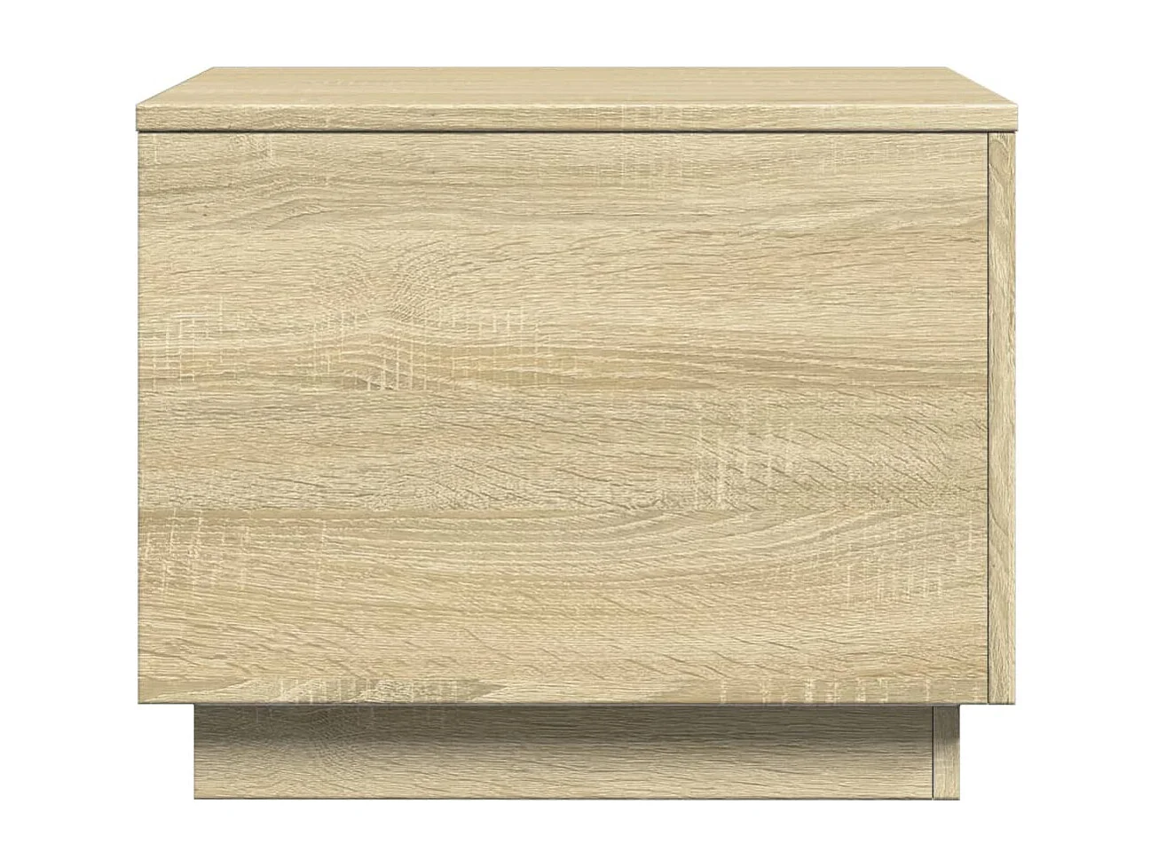 Table basse avec lumières LED chêne sonoma 50x50x40 cm