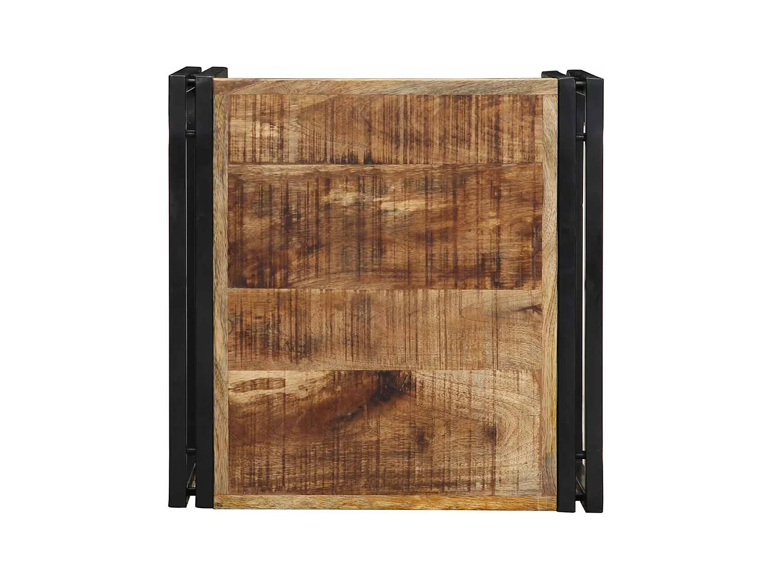 Table basse 50x50x35 cm bois de manguier massif brut