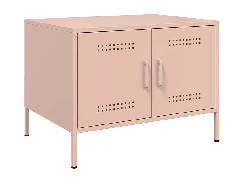 Rosa Couchtisch 68x50x50,5 cm Stahl