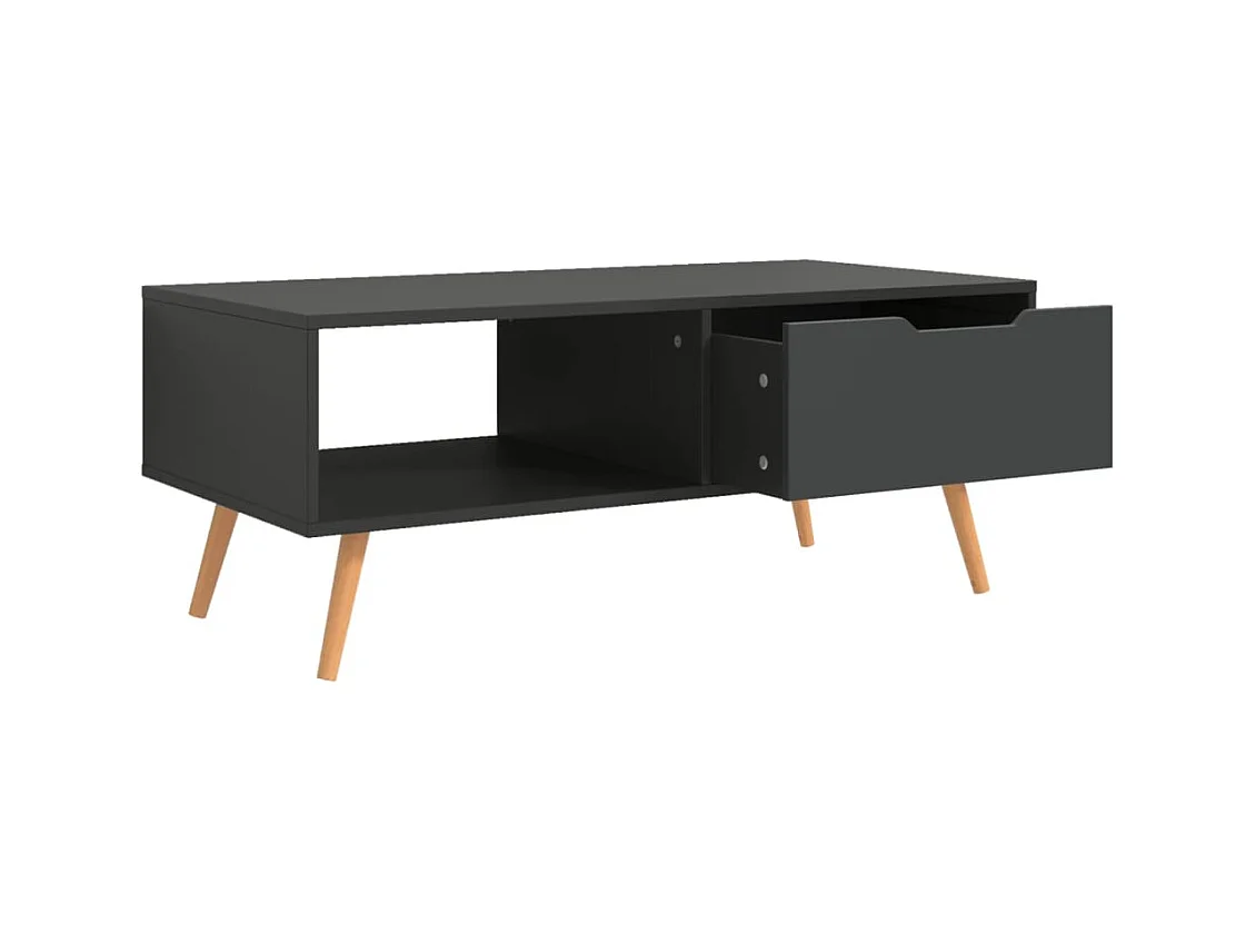 Couchtisch Grau 100x49,5x43 cm Holzwerkstoff