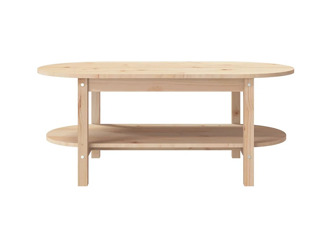 Table basse 110x55x45 cm Bois massif de pin
