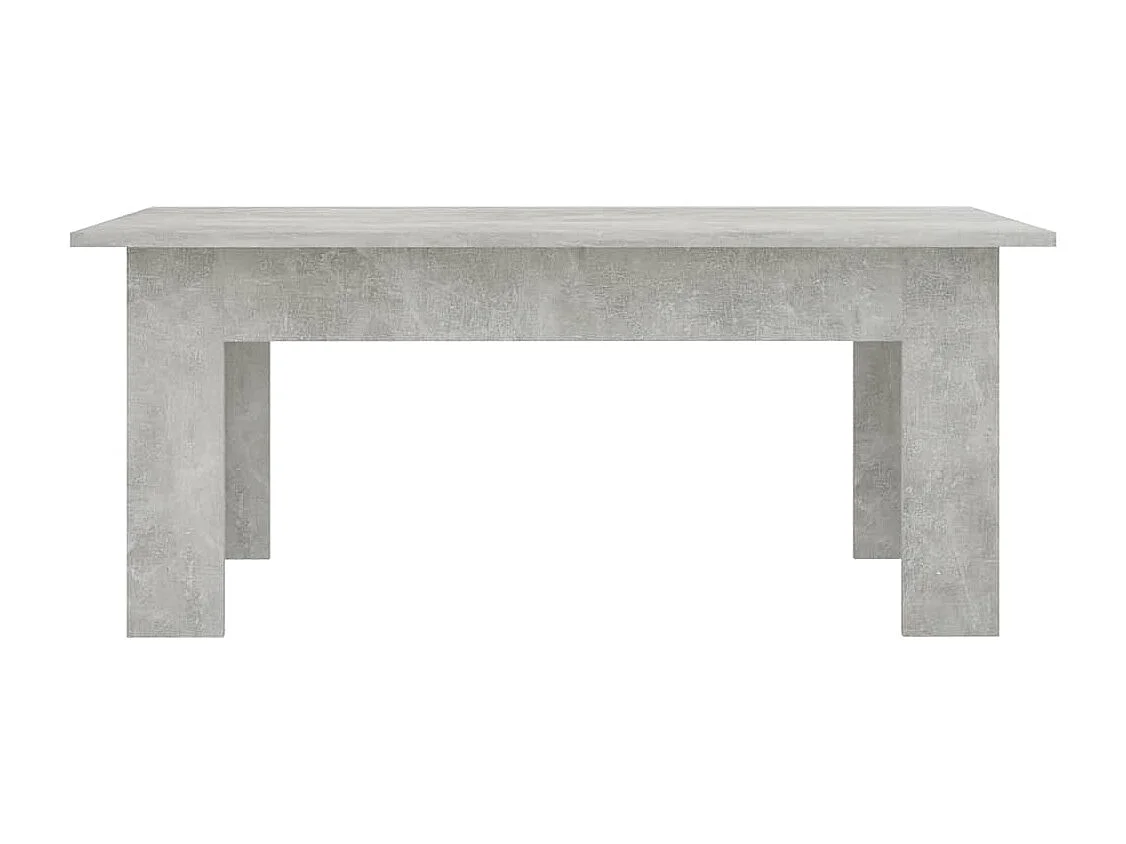 Table basse Gris béton 100x60x42 cm Bois d’ingénierie
