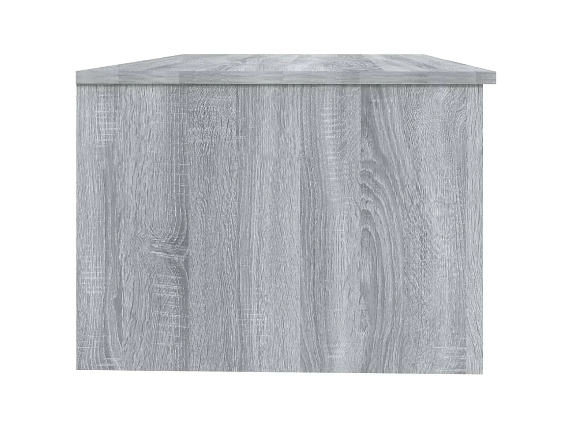 Table basse sonoma gris 102x50x36 cm bois d'ingénierie