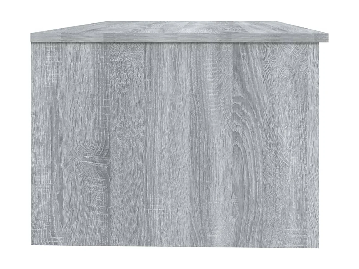 Table basse sonoma gris 102x50x36 cm bois d'ingénierie