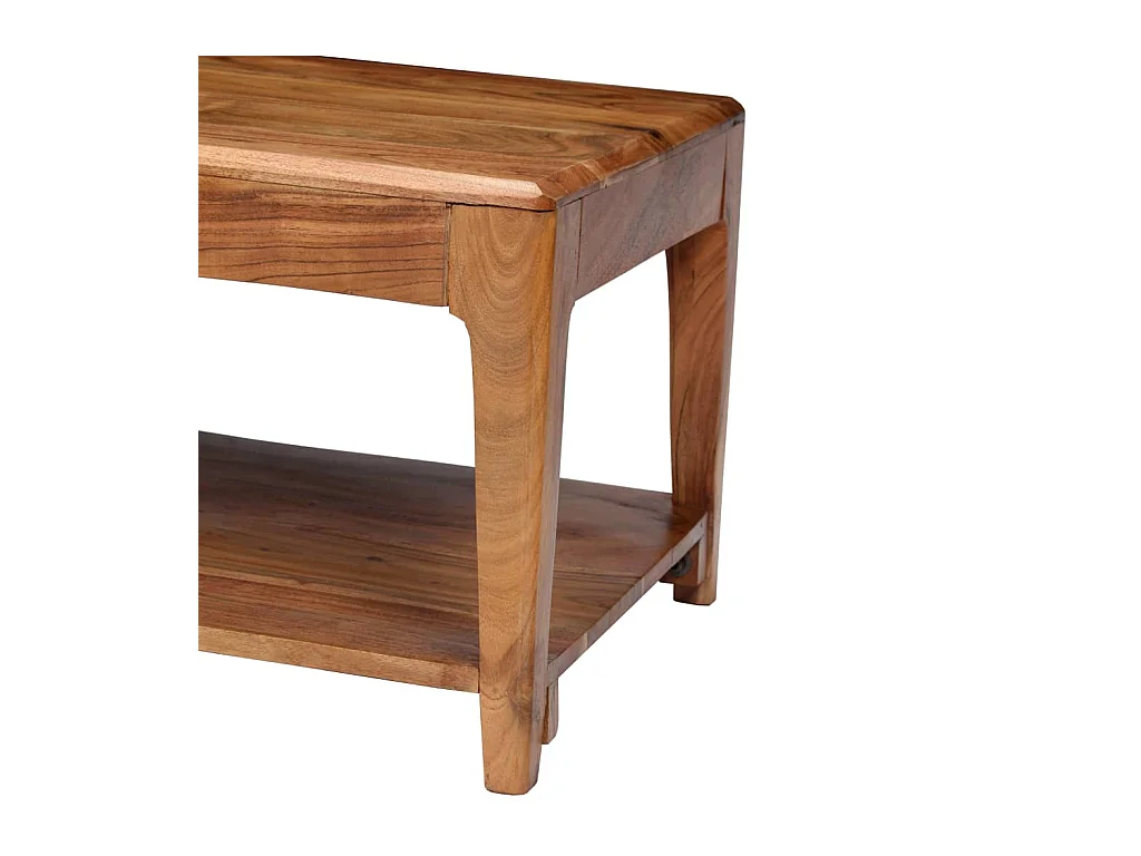 Table basse Bois massif 88x50x38 cm