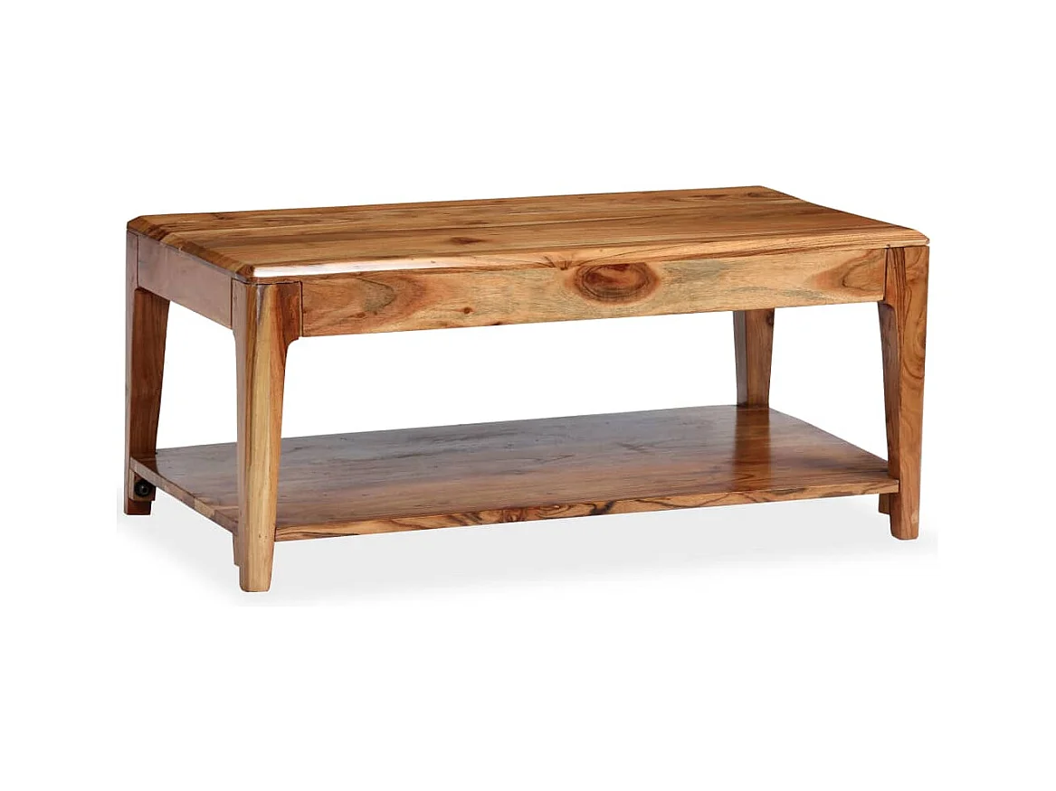Table basse Bois massif 88x50x38 cm