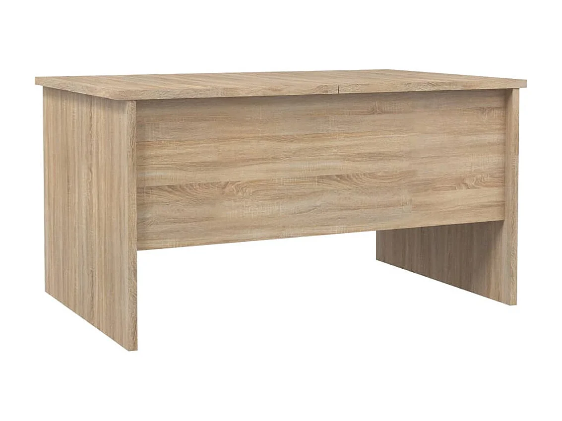 Table basse chêne sonoma 80x50x42,5 cm bois d'ingénierie