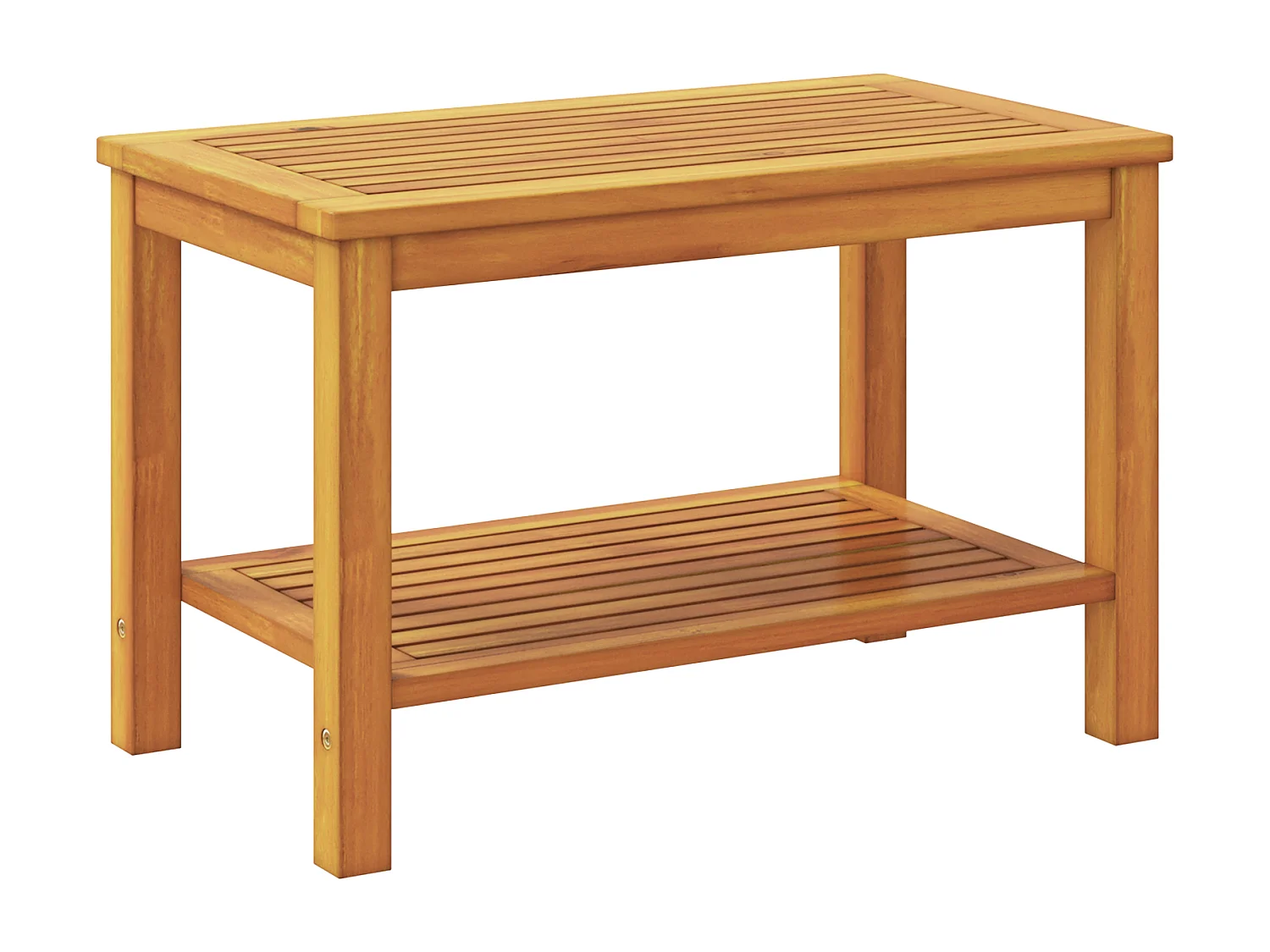 Table basse 70x40x45 cm en bois d'acacia massif