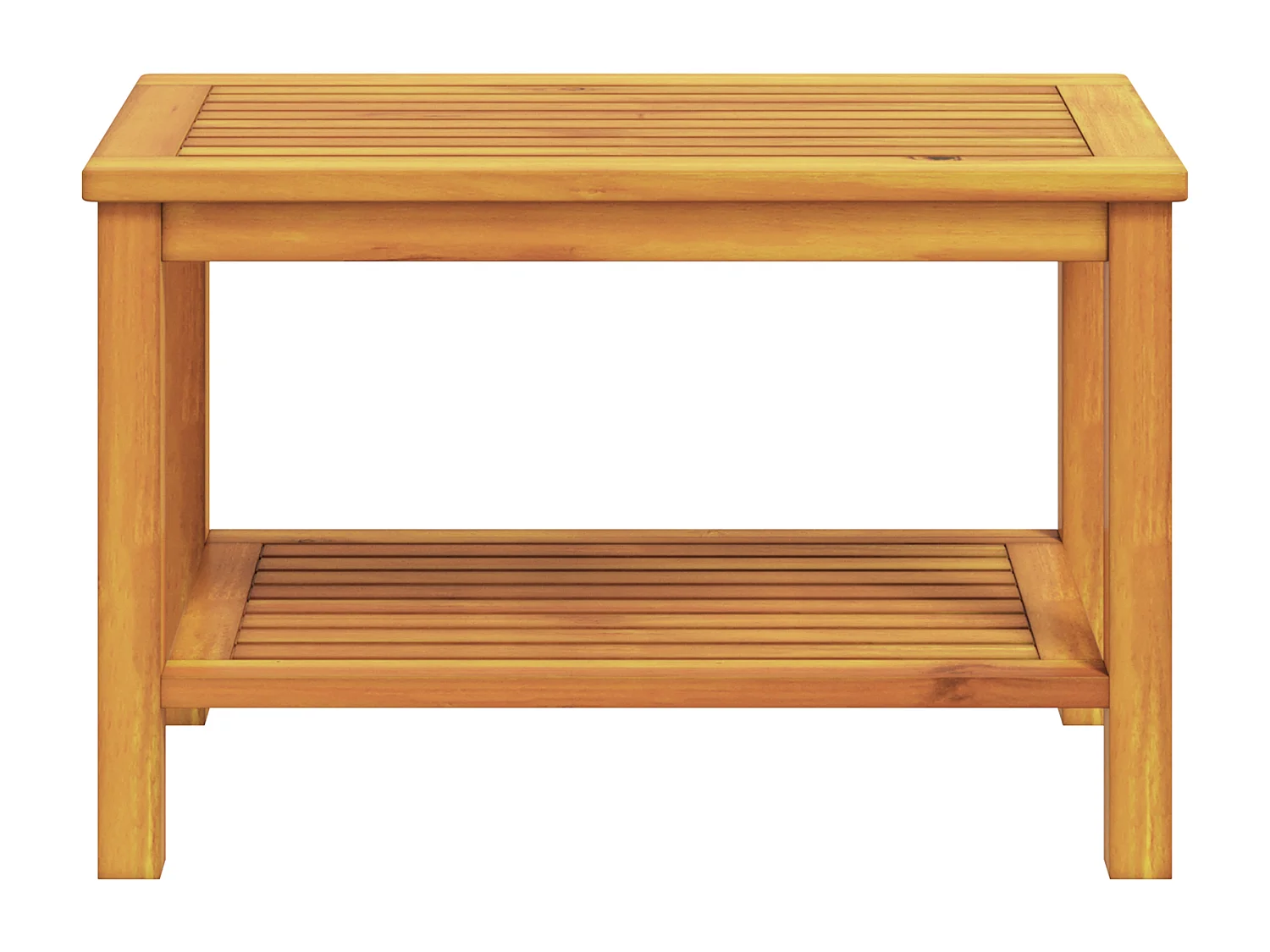 Table basse 70x40x45 cm en bois d'acacia massif