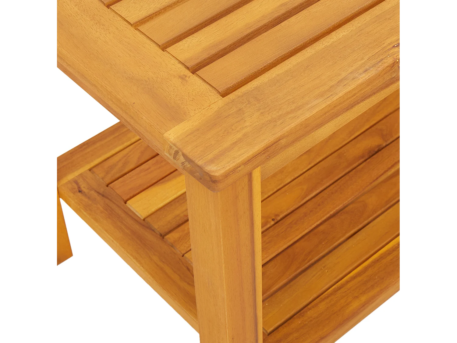 Mesa de centro 70x40x45 cm en madera maciza de acacia