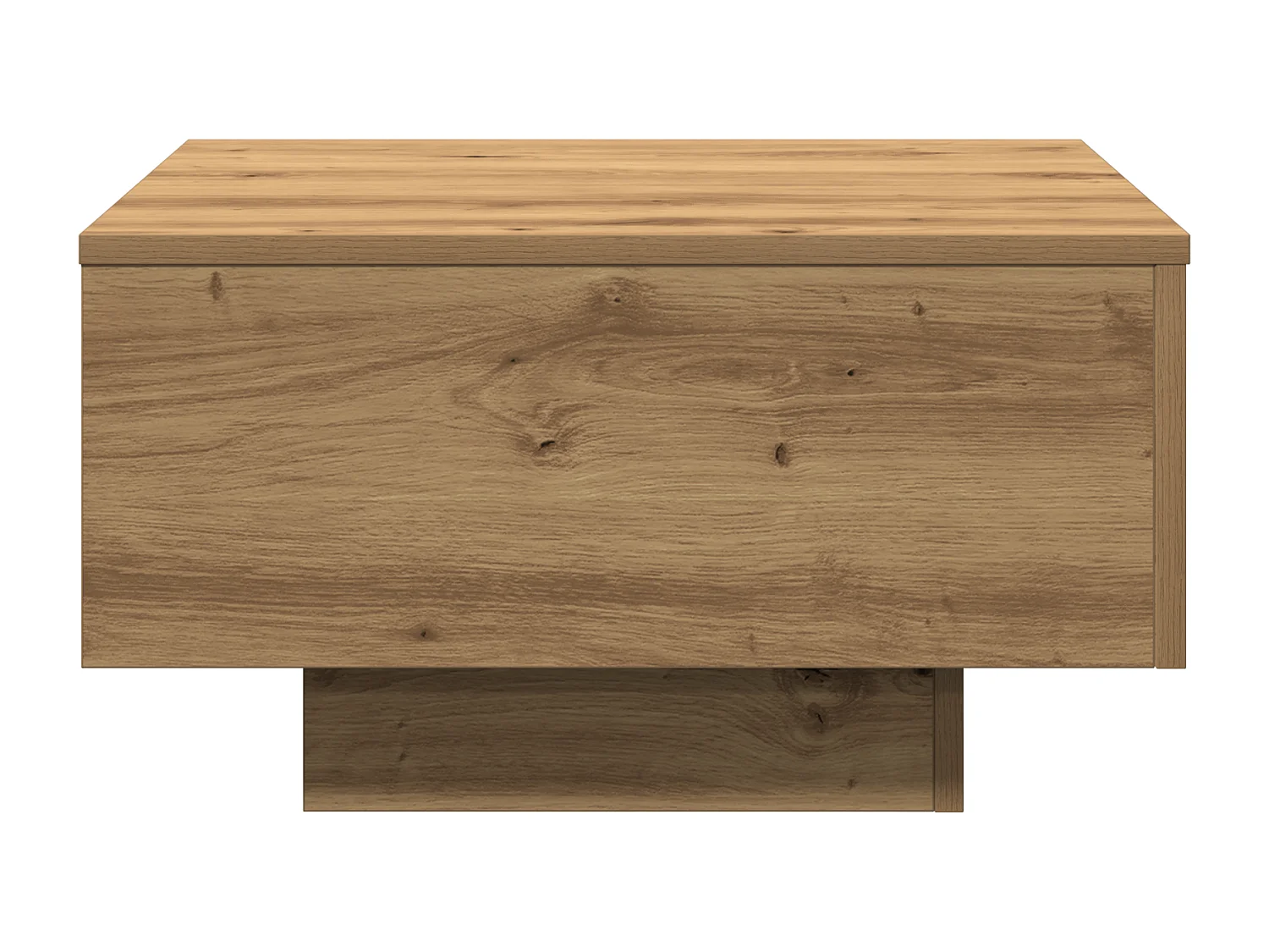 Table basse Artisian en chêne 55x55x31 cm en bois d'ingénierie