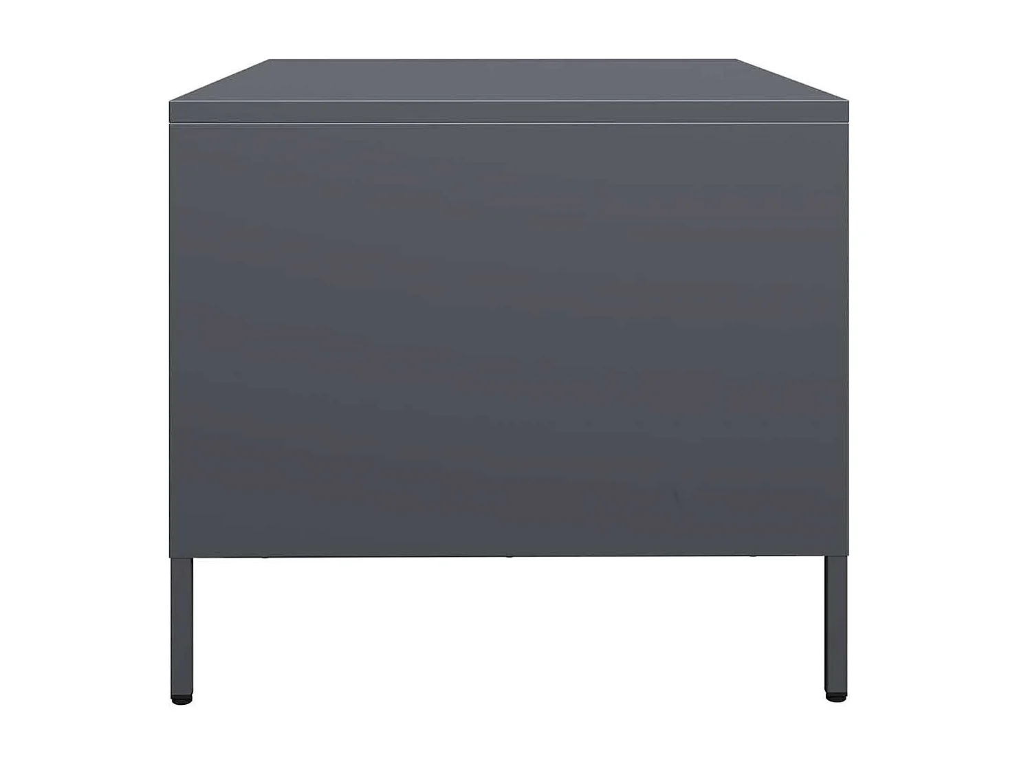 Antraciet salontafel 101,5x50x43,5 cm koudgewalst staal