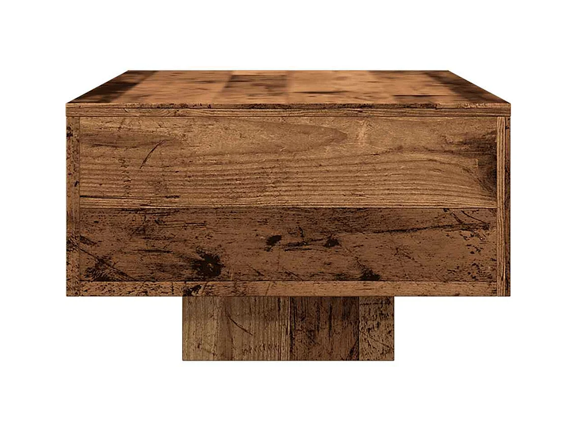 Mesa de centro madera vieja 100x49,5x31 cm madera de ingeniería