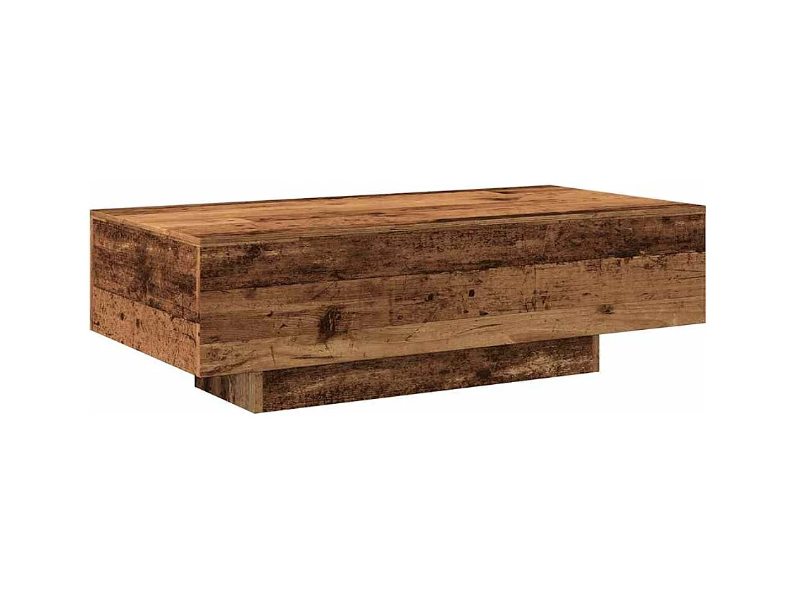 Mesa de centro madera vieja 100x49,5x31 cm madera de ingeniería