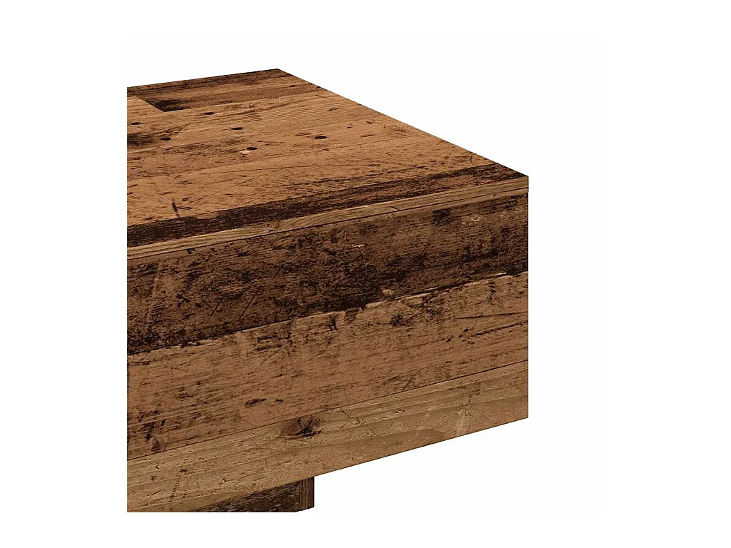 Mesa de centro madera vieja 100x49,5x31 cm madera de ingeniería