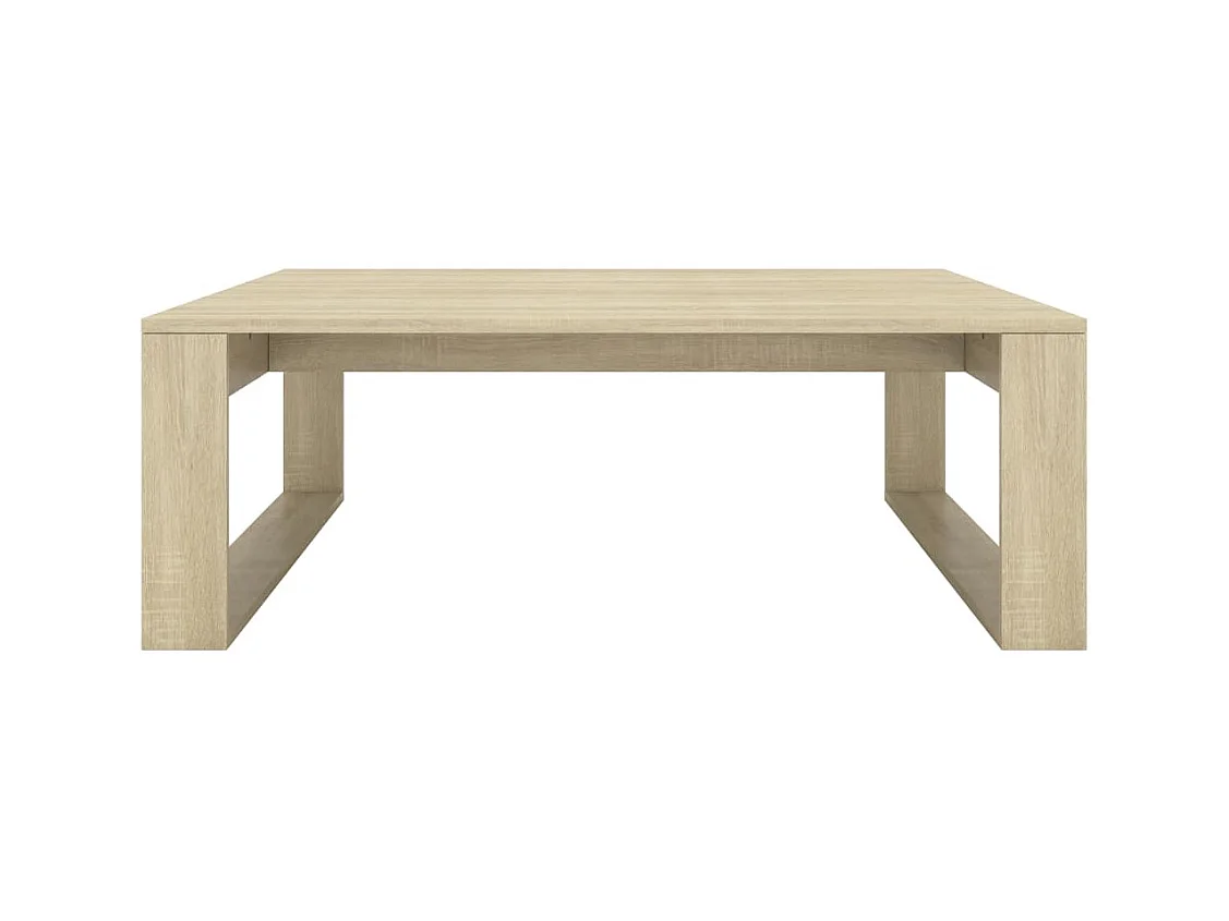 Table basse Chêne sonoma 100x100x35 cm Bois d'ingénierie