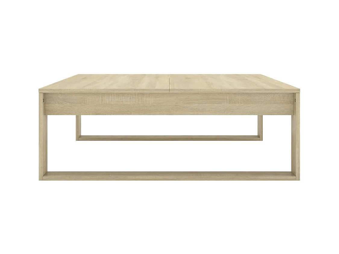Table basse Chêne sonoma 100x100x35 cm Bois d'ingénierie